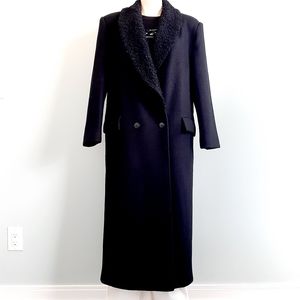 🅱️🅾️G🅾️ Le Chateau long black wool coat
